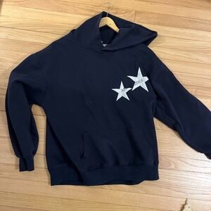 Aelfric Eden Navy Hoodie with Star Design